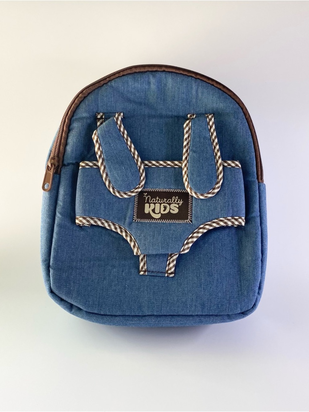 Naturally KIDS Blue Back Pack /Carries Stuffed Animal or Doll / Preschool